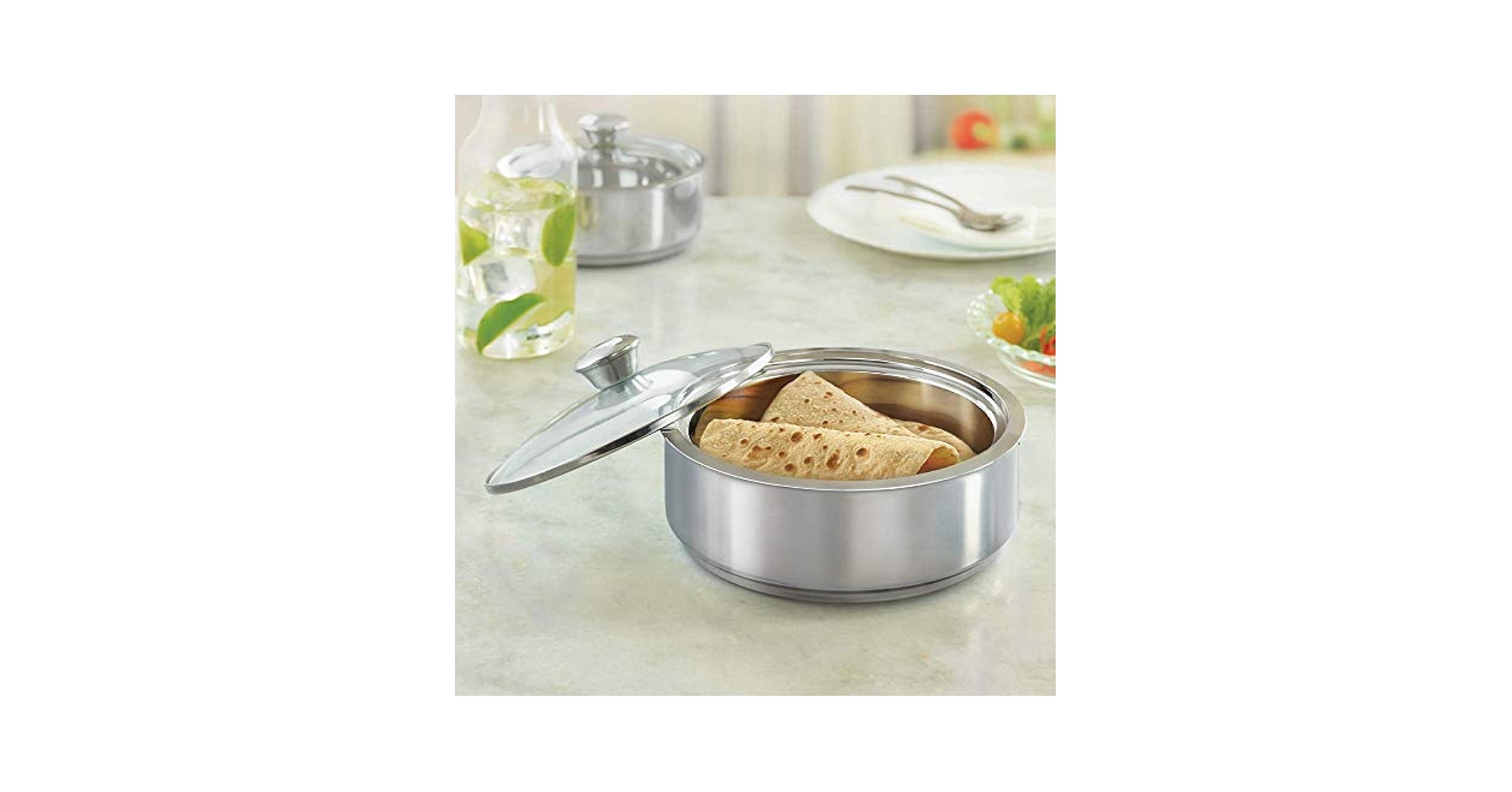 Amazon.com: Will and Weaves Stainless Steel Roti Server